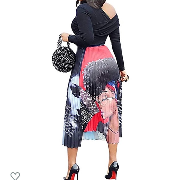 ⚜️Fashion faces accordion pleated skirt! - Picture 2 of 8